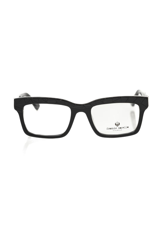 Frankie Morello Black Acetate Glasses Frame
