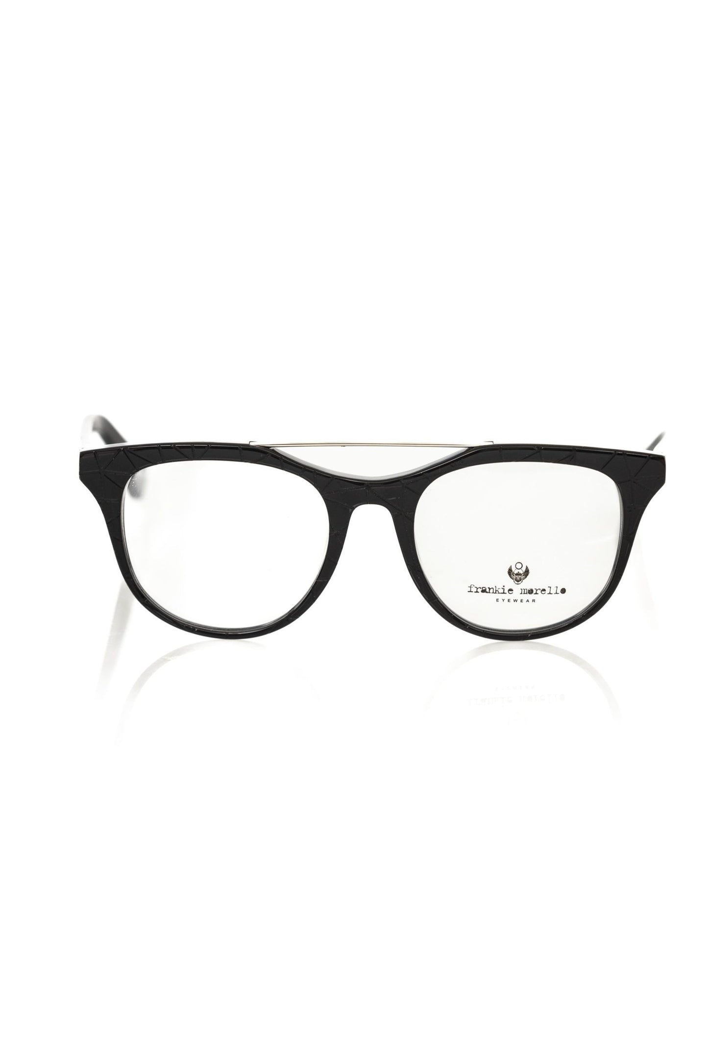 Frankie Morello Black Acetate Glasses Frame