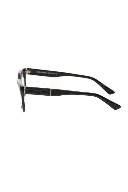 Frankie Morello Black Acetate Glasses Frame