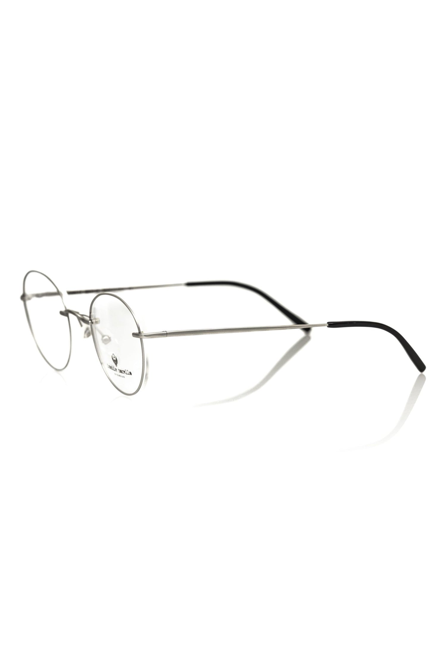 Frankie Morello Silver Metallic Fibre Glasses Frame