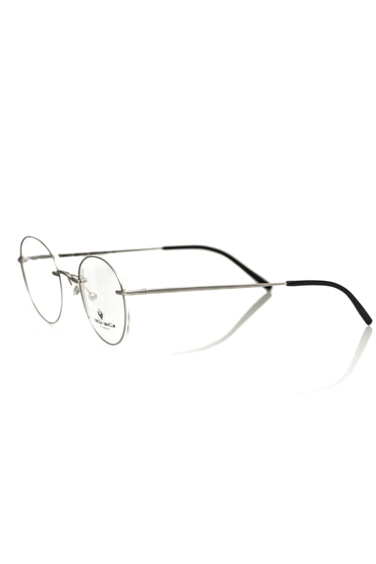 Frankie Morello Silver Metallic Fibre Glasses Frame