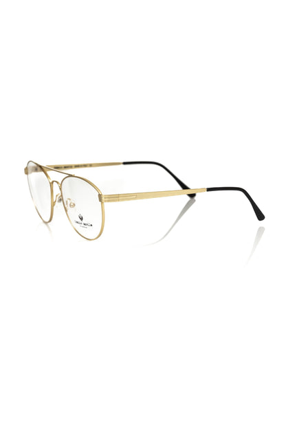 Frankie Morello Gold Metallic Fibre Glasses Frame