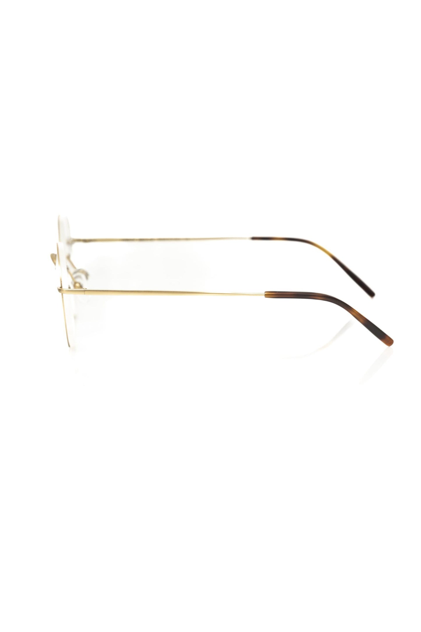 Frankie Morello Gold Metallic Fibre Glasses Frame