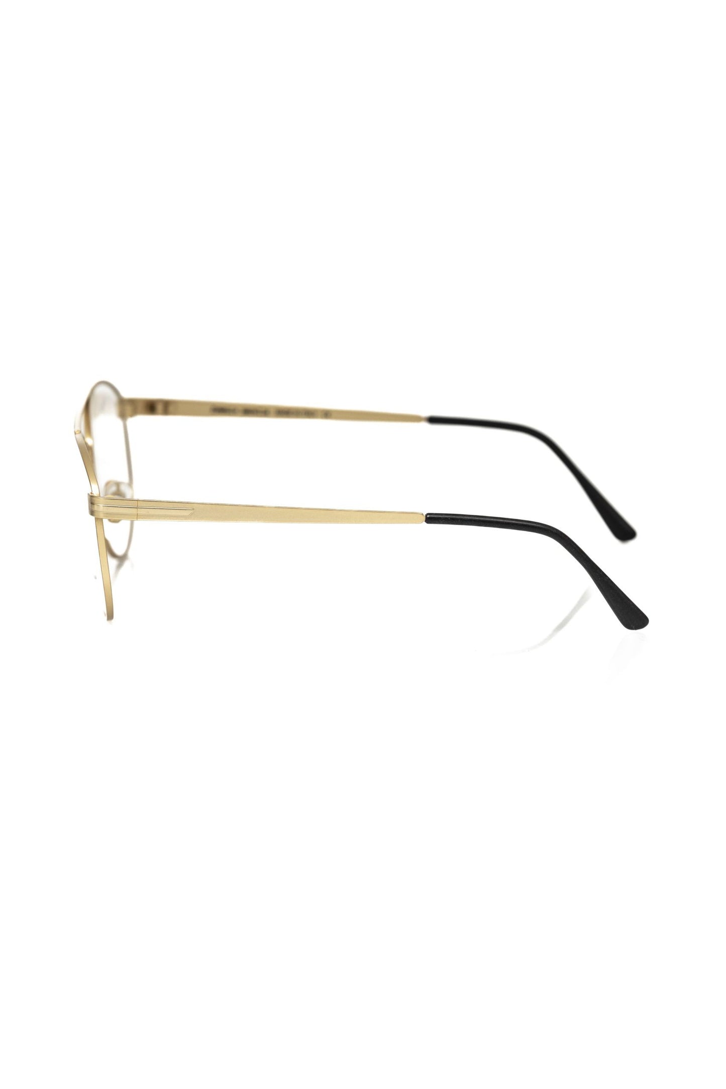Frankie Morello Gold Metallic Fibre Glasses Frame