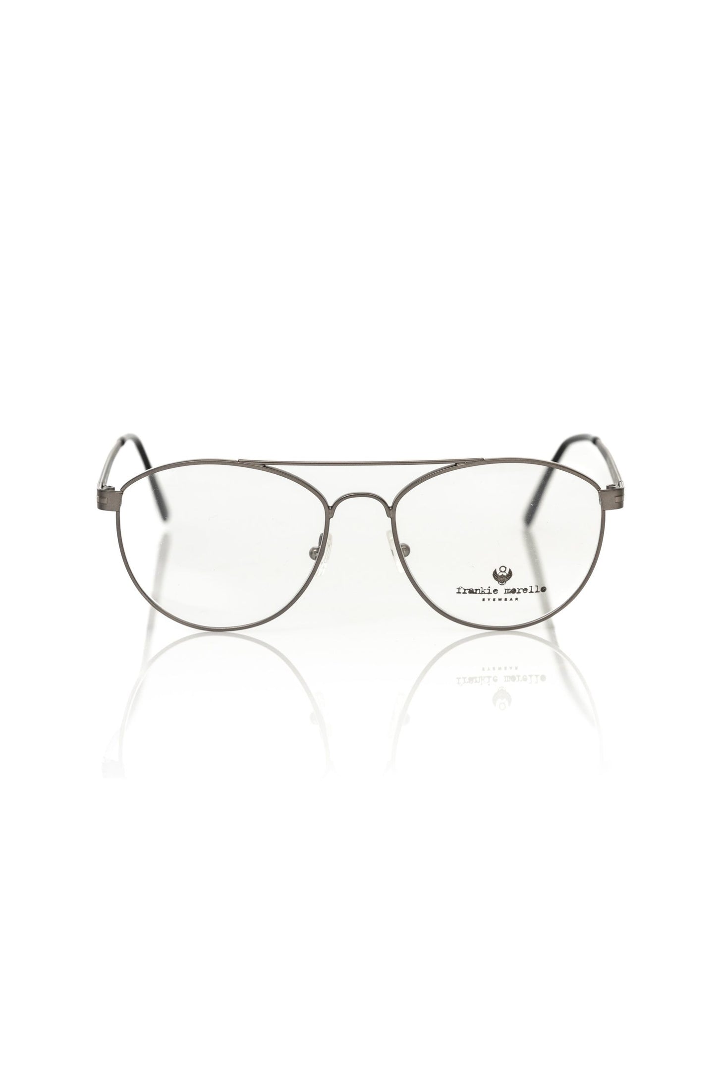 Frankie Morello Gray Metallic Fibre Glasses Frame