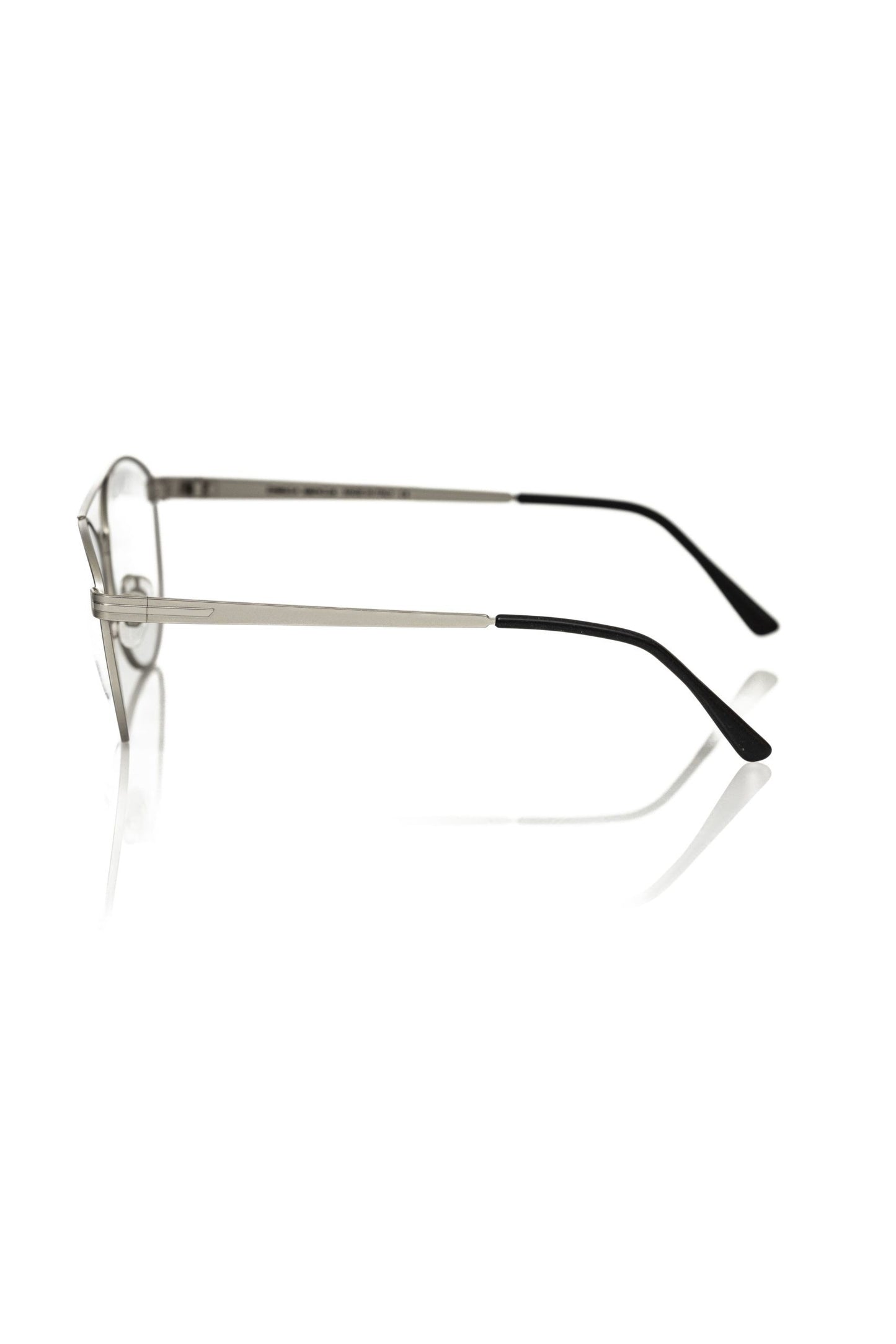 Frankie Morello Silver Metallic Fibre Glasses Frame