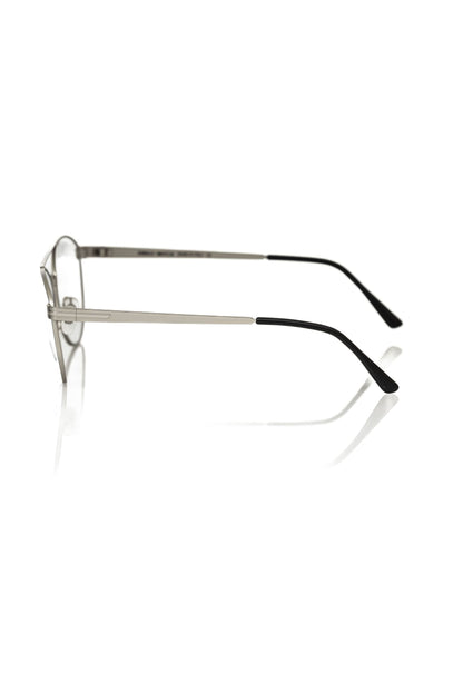 Frankie Morello Silver Metallic Fibre Glasses Frame