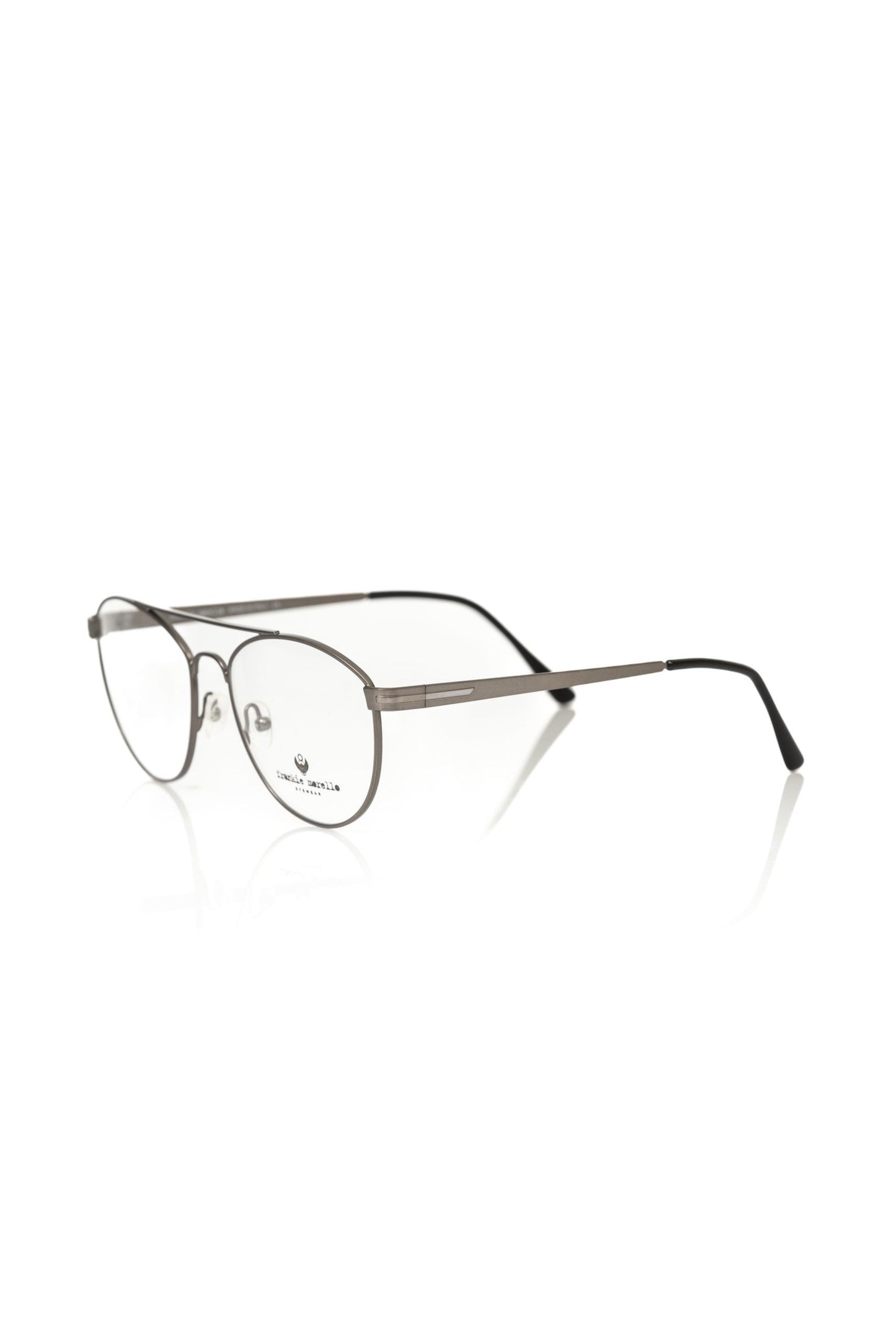 Frankie Morello Gray Metallic Fibre Glasses Frame