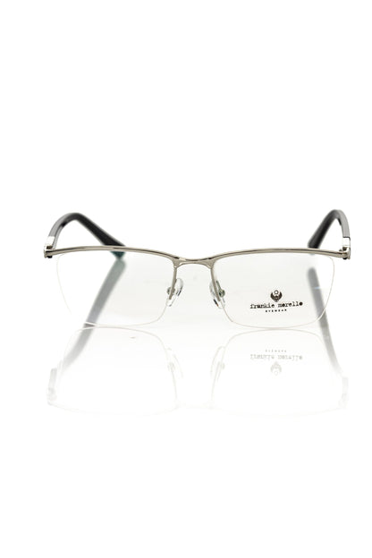 Frankie Morello Black Metallic Fibre Glasses Frame