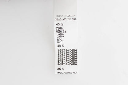 Ermanno Scervino Gray Knit Wool Cardigan Sweater