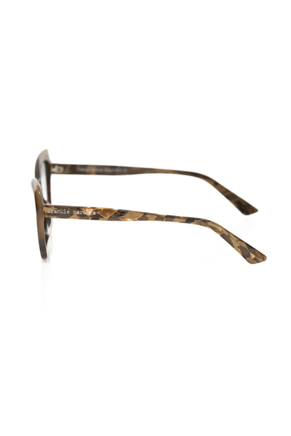 Frankie Morello Beige Acetate Women Eyeglass Frame