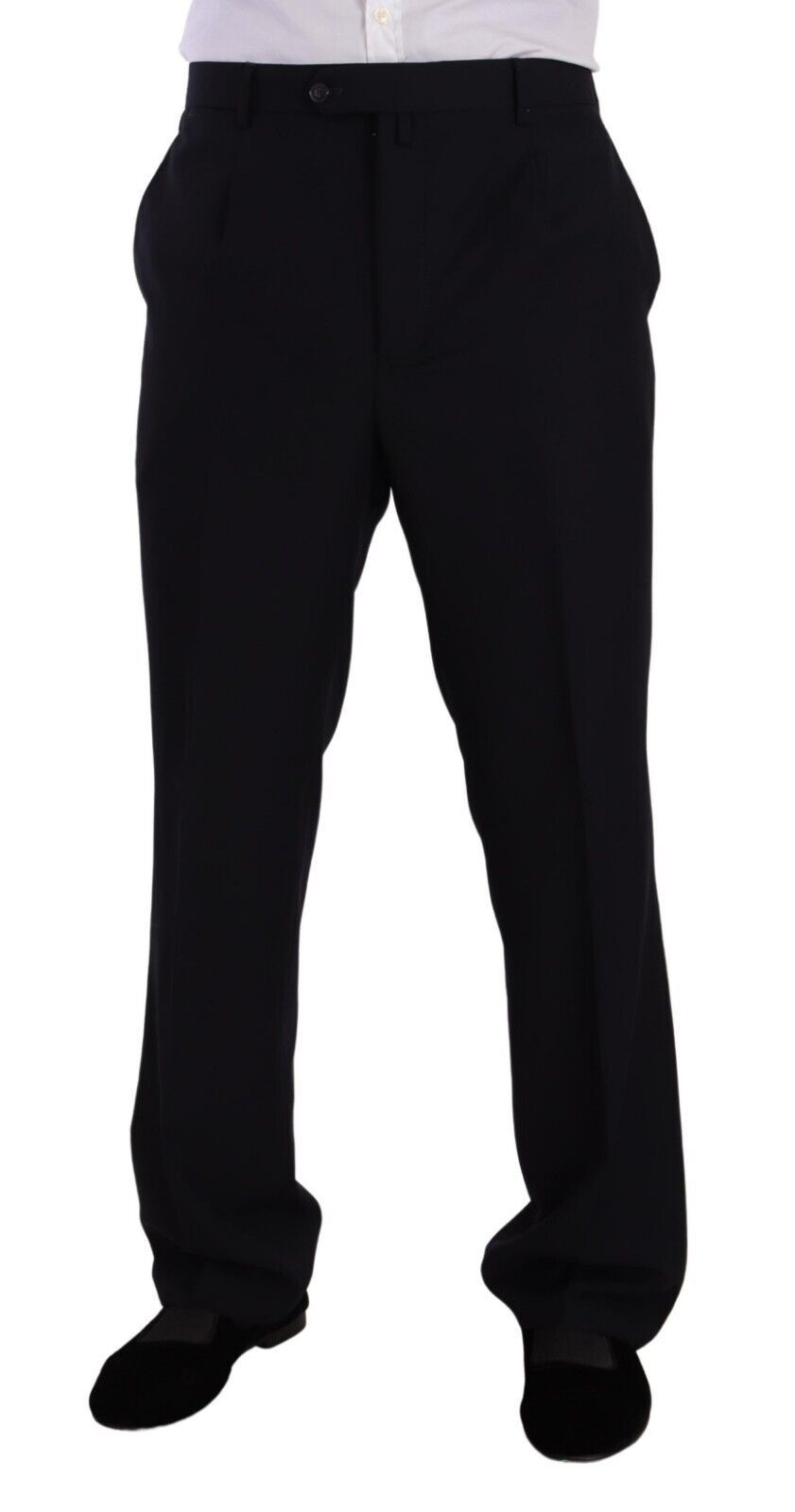 Domenico Tagliente Blue Polyester Single Breasted Formal Suit