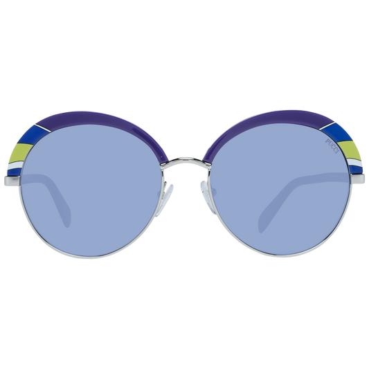 Emilio Pucci Purple Metal & Plastic Sunglasses