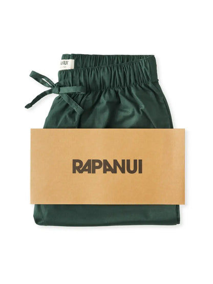 Women's Organic Cotton Pyjama Shorts Sage Stripes