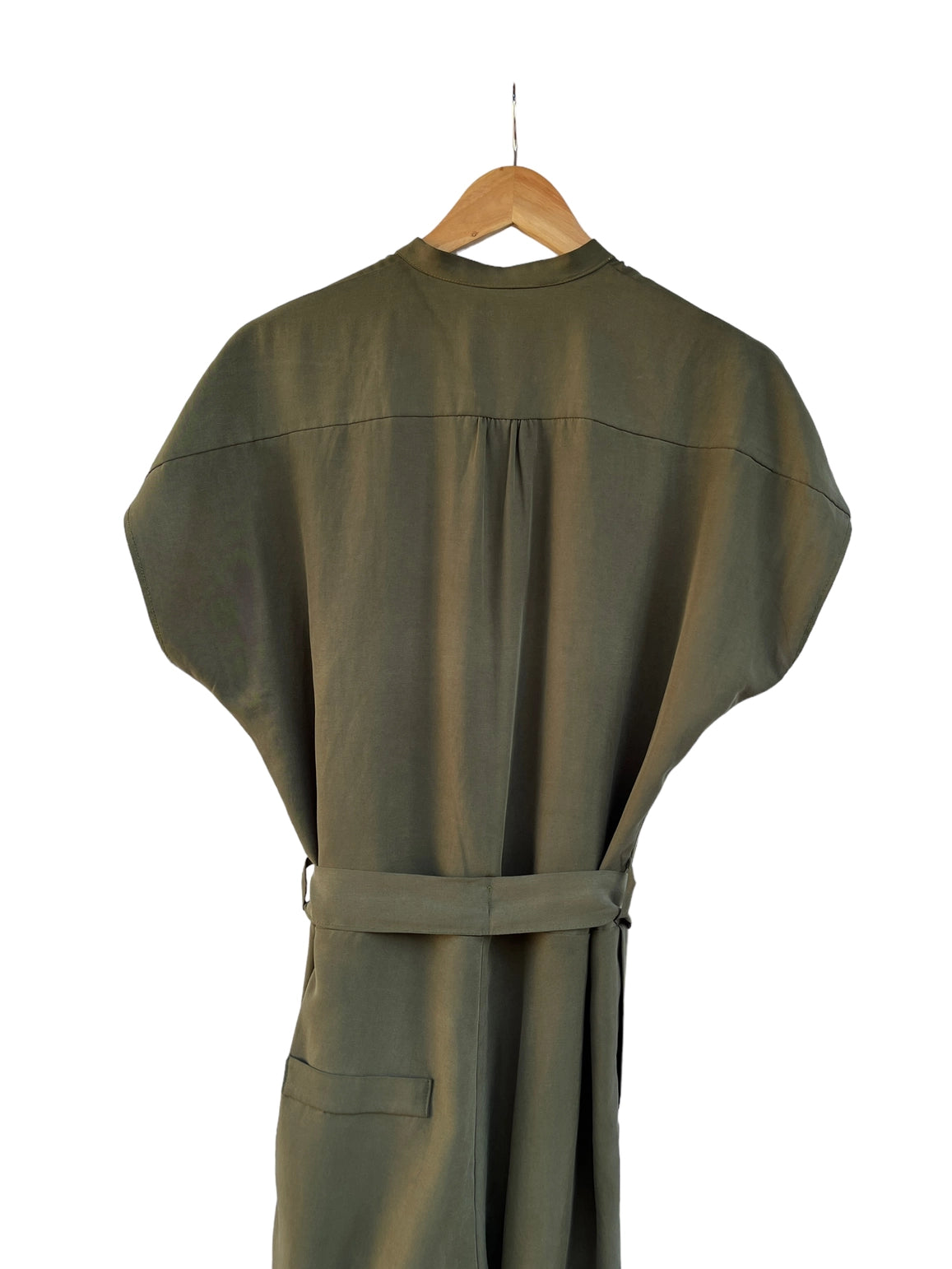 651 Anet Relaxed Lyocell Jumpsuit    Sage green