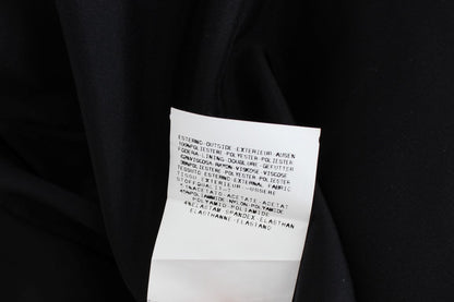 Exte Black Blue Two Piece Suit Skirt & Blazer