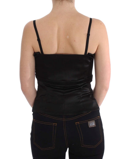 Exte Black Tank Party Evening Top Blouse