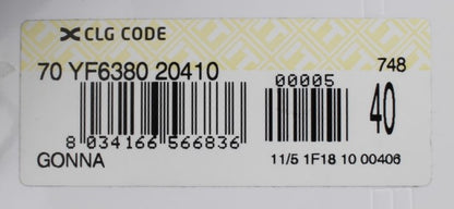 GF Ferre Blue Cotton Denim Mini Skirt