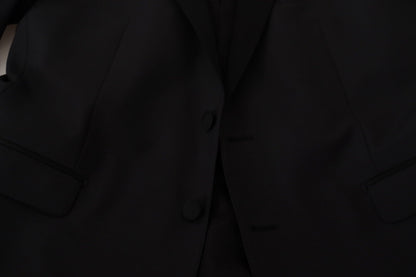 Dolce & Gabbana Dark Blue Single Breasted MARTINI Blazer