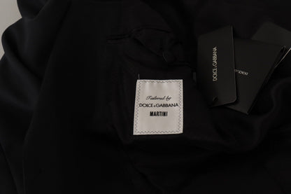 Dolce & Gabbana Dark Blue Single Breasted MARTINI Blazer