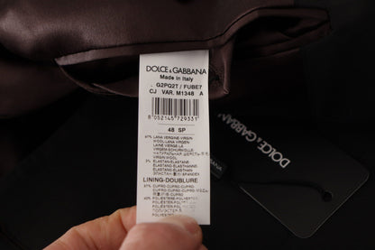 Dolce & Gabbana Black Wool Single Breasted Blazer v
