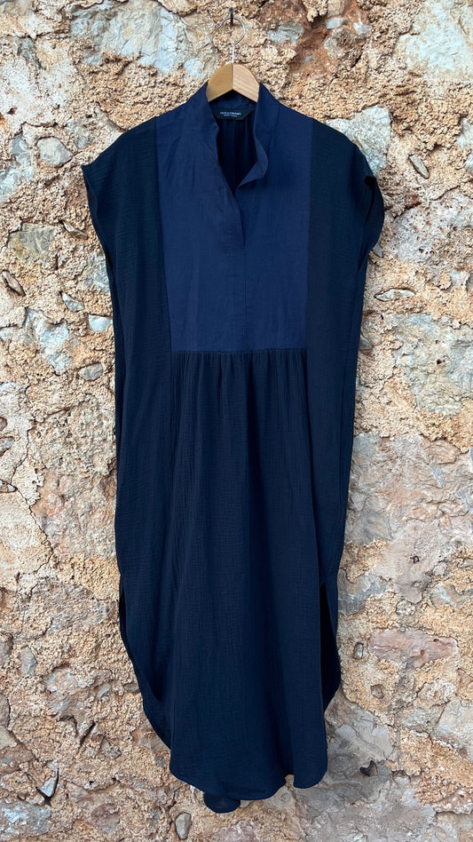 771 Nesprer Dress Beige Organic Cotton Gauze