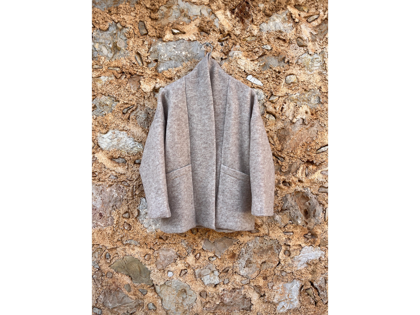 314 Bruc Jacket Organic Wool     Blue