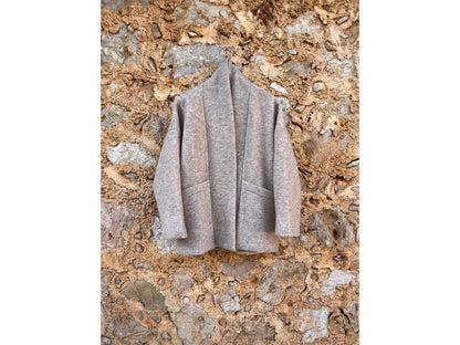 314 Bruc Jacket Organic Wool     Blue
