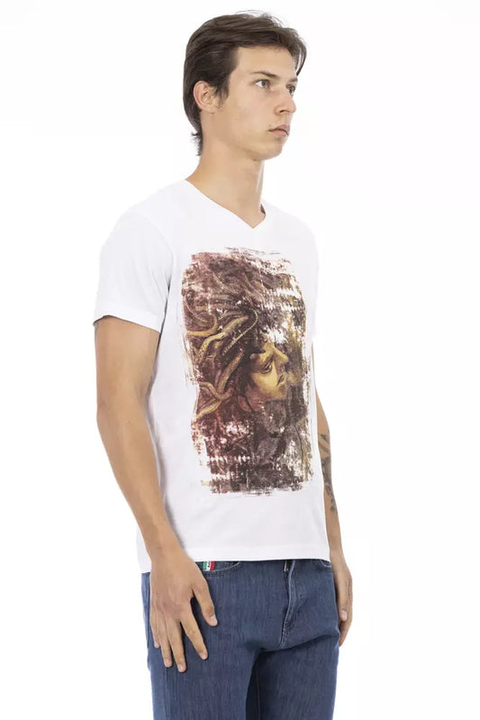 Trussardi Action White Cotton Men's T-Shirt