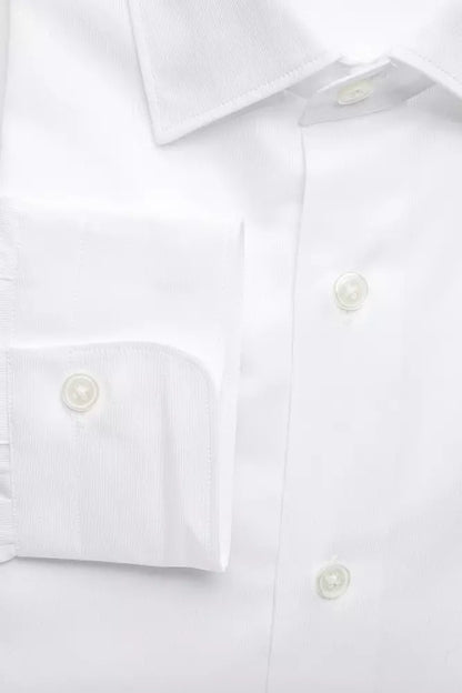 Robert Friedman White Cotton Men's Shirt
