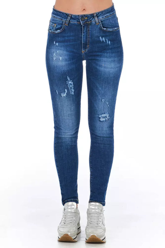 Frankie Morello Blue Denim Women's Jeans