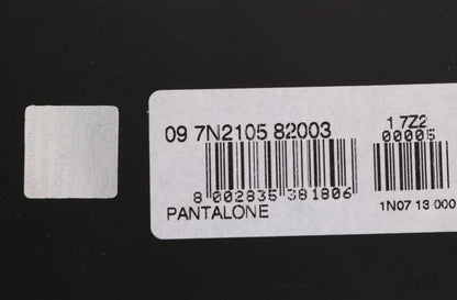 Costume National Black Slim Fit Cotton Stretch Pants