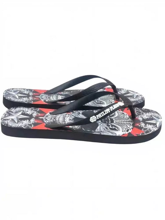 Philipp Plein Multicolor Polyester Women Flip Flop