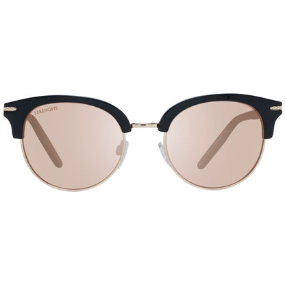 Serengeti Black Acetate & Metal Sunglasses