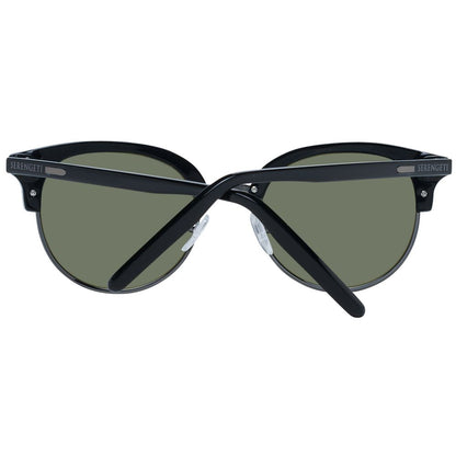 Serengeti Black Acetate & Metal Sunglasses
