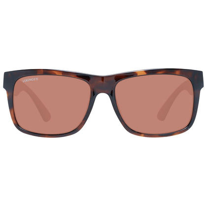 Serengeti Brown Plastic Sunglasses