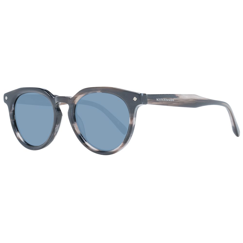 Scotch & Soda Black Renew Acetate Sunglasses