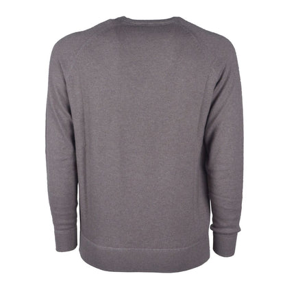 Emilio Romanelli Gray Cashmere Men Sweater