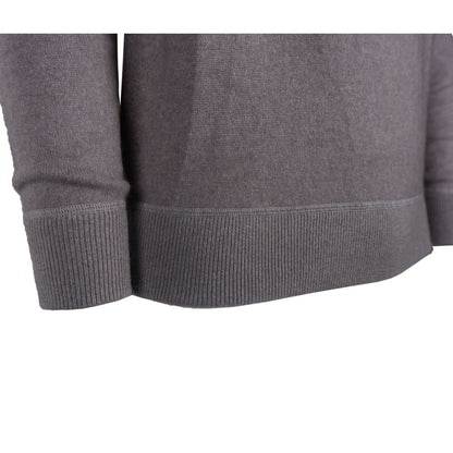 Emilio Romanelli Gray Cashmere Men Sweater