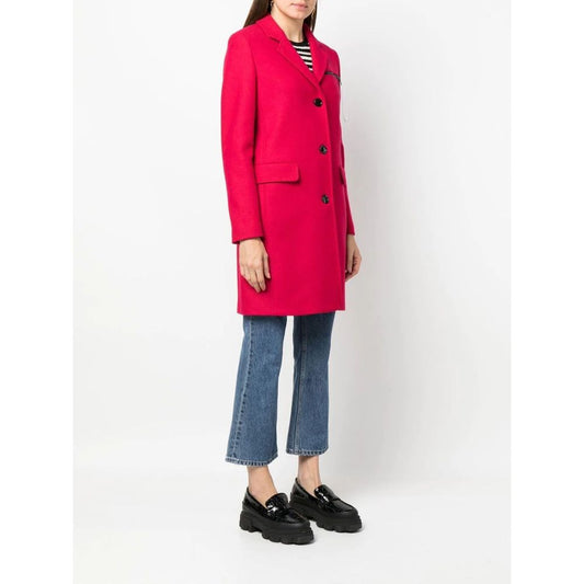 Love Moschino Red Wool Women Coat