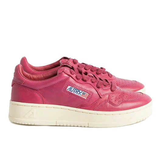 Autry Fuchsia Goatskin Women Sneaker