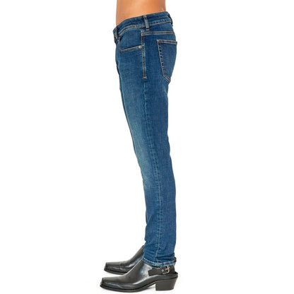 Diesel Blue Cotton Men Jeans