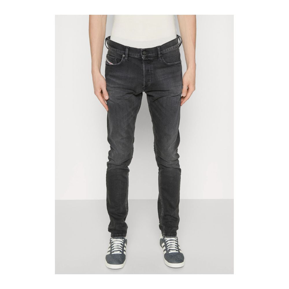 Diesel Black Cotton Men Jeans