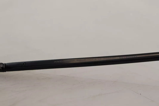 Dolce & Gabbana Matte Black Steel Frame Green Lens DG2245 Sunglasses