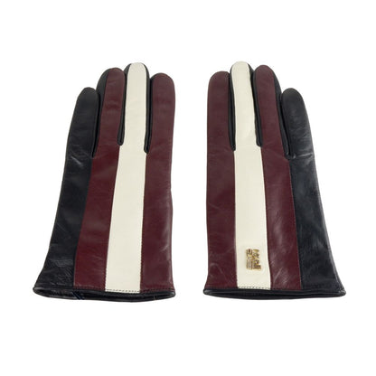 Cavalli Class Black Lambskin Women Glove