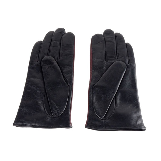 Cavalli Class Black Lambskin Women Glove