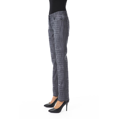 BYBLOS Black Viscose Women's Pants