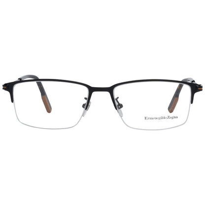 Ermenegildo Zegna Black Metal Glasses (Frames)