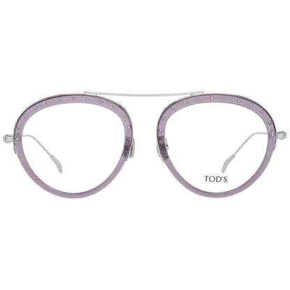 Tod's Purple Metal & Leather Glasses (Frames)