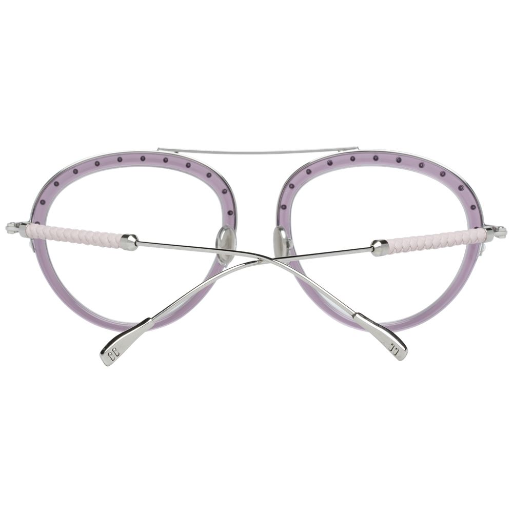 Tod's Purple Metal & Leather Glasses (Frames)